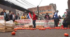 La Nación / Tomateros se manifestarán desde el lunes en Asunción