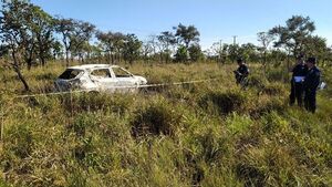 Caso Belia: auto usado por sicarios y que fue quemado había sido robado en Brasil - Policiales - ABC Color