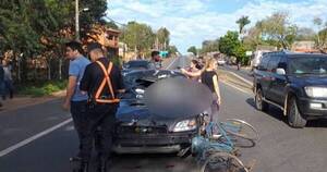 La Nación / Ciclista de 77 años falleció tras ser arrollado por un vehículo en Itauguá