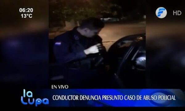 Conductor denuncia supuesto caso de abuso policial | Telefuturo
