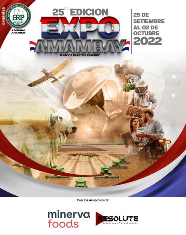 Este domingo arranca la 25ª  edición de la Expo Amambay