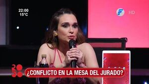 Lali González: "Va a ser la primera y última vez que me interrumpen"