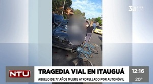 Hombre de 77 años fallece luego de ser embestido por vehículo en Itauguá