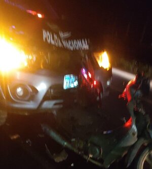 Accidente fatal sobre la Ruta PY05 involucra a patrullera de la Policía Nacional - Radio Imperio