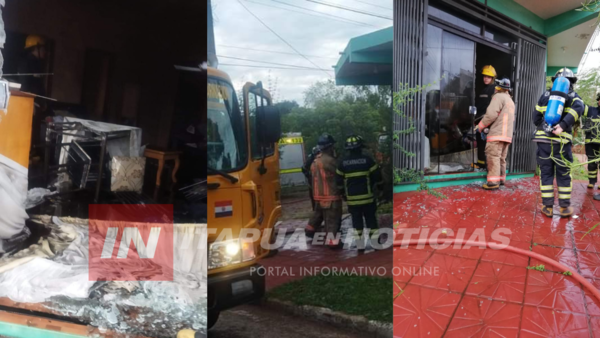 CAMBYRETÁ: PARTE DE UNA VIVIENDA SE CONSUMIÓ TRAS INCENDIO