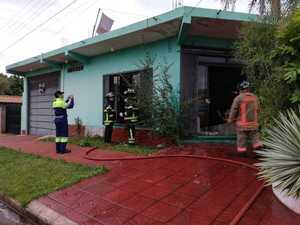 Incendio consume parte de una vivienda en Cambyretá