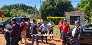Comitiva de la ANDE realiza reuniones de trabajo en Alto Paraná - Noticde.com