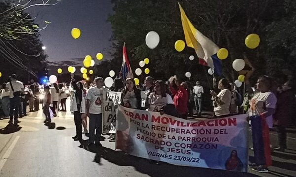 Feligreses quieren recuperar predio parroquial donado por Livieres