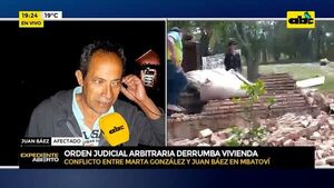 Conflicto entre Marta González y Juan Báez en Mbatovi - ABC Noticias - ABC Color