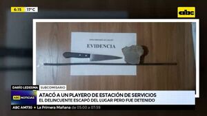 Atacó a un playero de estación de servicios - ABC Noticias - ABC Color