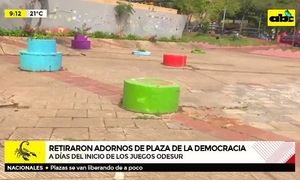 Desaparecen polémicas cubiertas de la Plaza de la Democracia