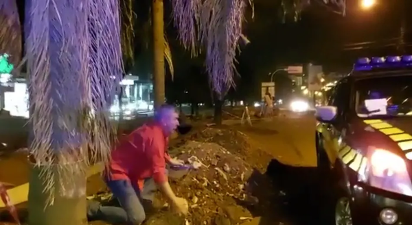 Enojado por controles atacó con pedradas a móviles de la Patrulla Caminera