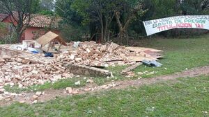 Indert confirma que casa destruida por Marta González estaba en un terreno fiscal - Nacionales - ABC Color