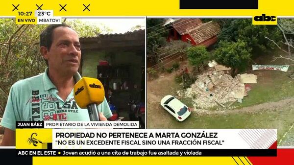 Propiedad no pertenece a Marta González - ABC Noticias - ABC Color