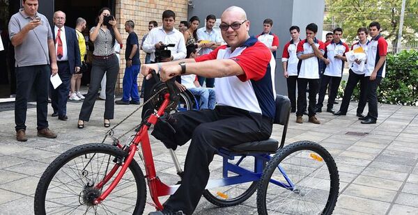 Así es la handbike hecha en Paraguay, para personas discapacitadas - Nacionales - ABC Color