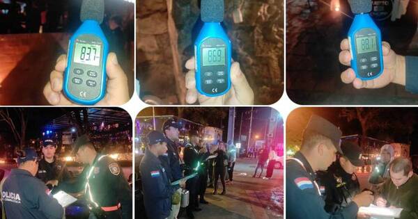 La Nación / Continúan controles en San Lorenzo contra la polución sonora