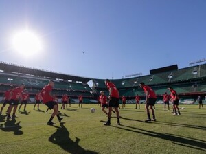 Último entrenamiento previo al juego con Marruecos - APF