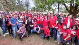 Pipo Díaz Verón realizó su recorrido en el distrito de Abaí - Noticiero Paraguay