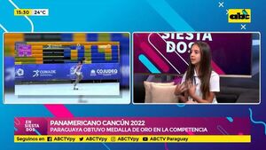 Paraguaya obtuvo medalla de oro en Panamericano Cancún 2022 - ABC Noticias - ABC Color