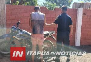 Crónica / Joven se alzó con una moto ajena, pero la Policía le cayó encima