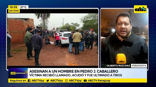 Asesinan a un hombre en Pedro Juan Caballero - ABC Noticias - ABC Color