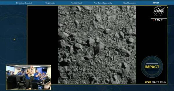 La Nación / Nave espacial de la NASA impactó en un asteroide