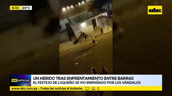Un herido tras enfrentamiento entre barras - ABC Noticias - ABC Color