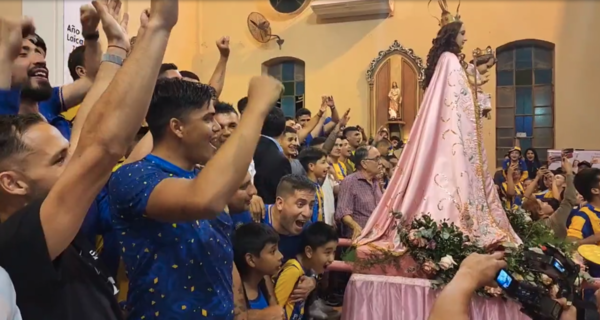 La impresionante ovación luqueña en pleno santuario de la Virgen del Rosario