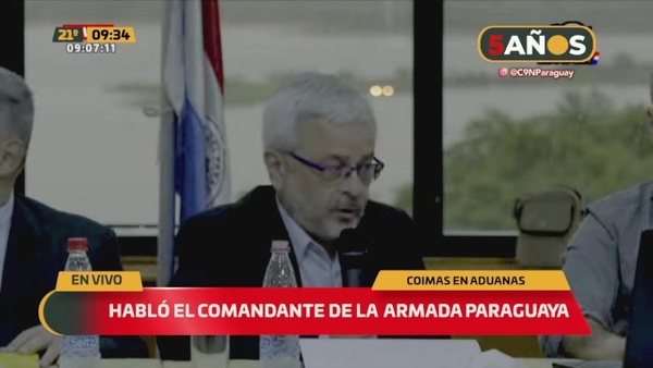 Habló el comandante de la Armada Paraguaya - C9N