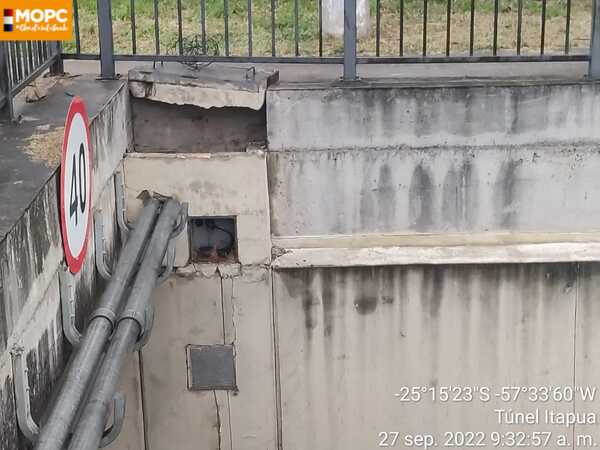 Diario HOY | Reporta una vez más el robo del sistema lumínico del túnel Itapúa