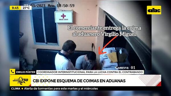 CBI expone esquema de coimas en Aduanas  - ABC Noticias - ABC Color
