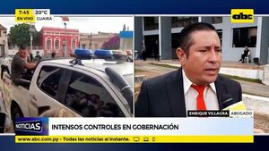 Intensos controles en Gobernación - ABC Noticias - ABC Color