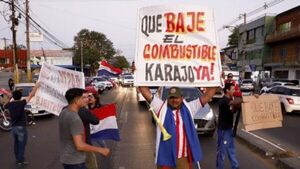 Protestas contra los altos precios de combustibles se trasladan a capital