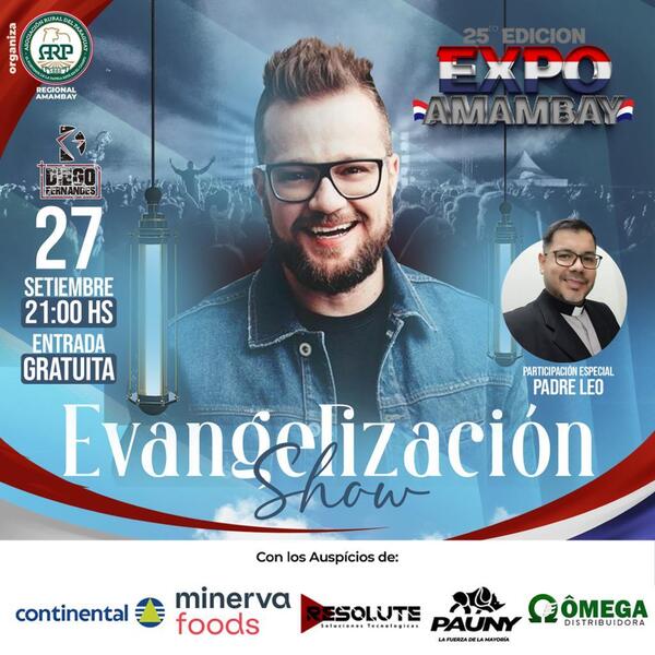 Evangelizar a través de la música es la propuesta de este martes en la Expo Amambay - Radio Imperio
