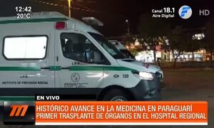 ¡Histórico! Primer trasplante de órganos en Paraguarí | Telefuturo