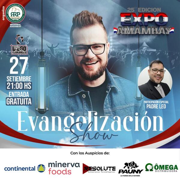 Invitan al “Evangeliza Show” que será esta noche en la Expo Amambay