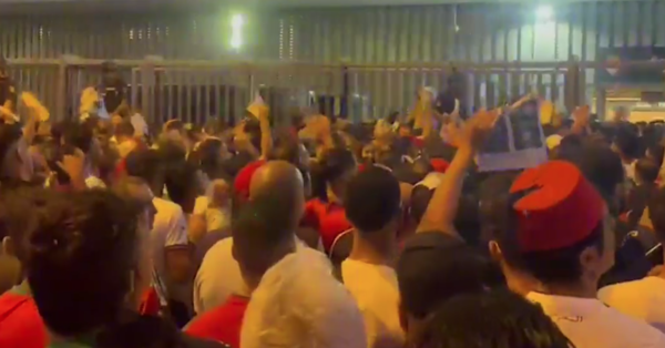 Paraguay-Marruecos: Problemas en las afueras del estadio 'Benito Villamarín'
