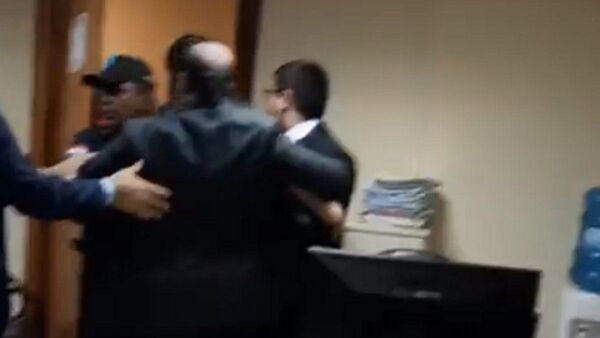 Abogados a los golpes en una audiencia en el Palacio de Justicia