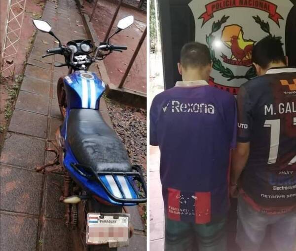 Crónica / Dos arrieros bien malevos cayeron con una moto robada