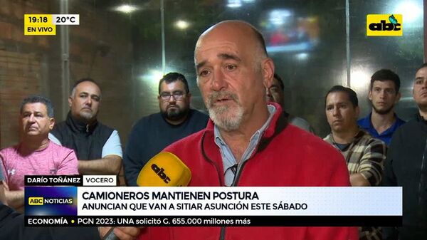 Camioneros van a sitiar Asunción el sábado - ABC Noticias - ABC Color