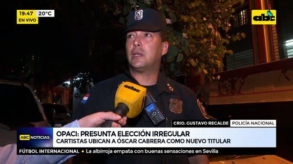 OPACI, cartistas ubican a Óscar Cabrera como nuevo titular - ABC Noticias - ABC Color