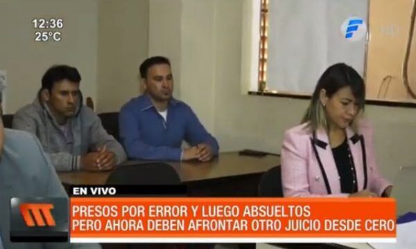 Presos por error enfrentan nuevo juicio por la misma causa - Paraguaype.com