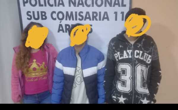 Atrapan a trío de ladrones por robar mercaderías de un local comercial - La Clave