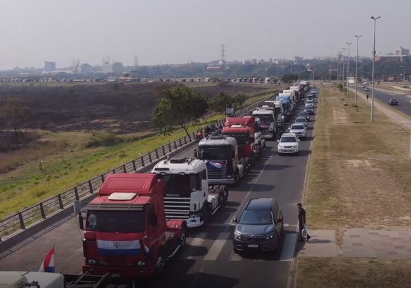 Contra Petropar: Camioneros confirman manifestación en la inauguración de los Juegos Odesur - ADN Digital