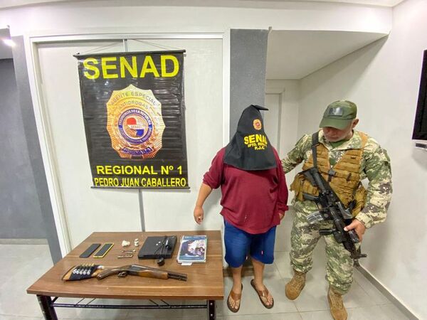 Detienen a supuesto microtraficante en Pedro Juan Caballero - Policiales - ABC Color