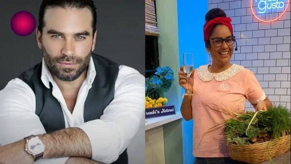 Crónica / Famoso actor de novelas quedó encantado con cocinera de TV paraguaya