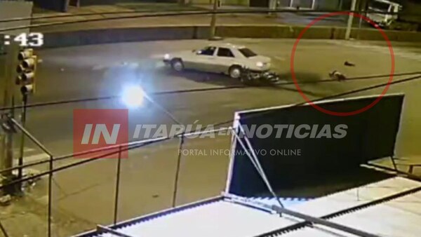 ESTUDIANTE FUE ABANDONADO TRAS ACCIDENTE EN RUTA PY 6