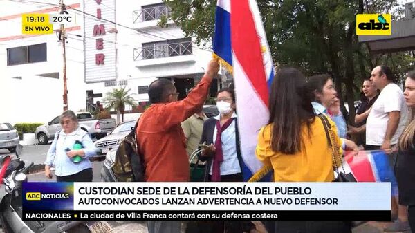 Custodian sede de la defensoría del pueblo - ABC Noticias - ABC Color