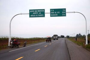 Por fin se inaugurará la ruta Py 18 entre San Juan Nepomuceno-Tavai y Cruce Kimex, Itapúa. - Nacionales - ABC Color