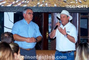 Fraternal Encuentro: Productores y Empresarios del sector ganadero compartieron en el stand de Cabaña Salto Diamante
